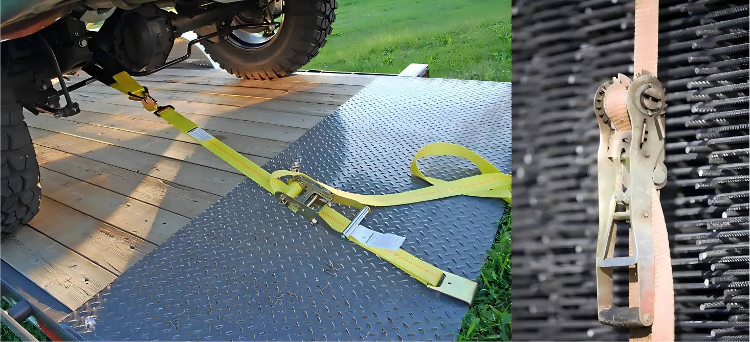 ratchet straps application