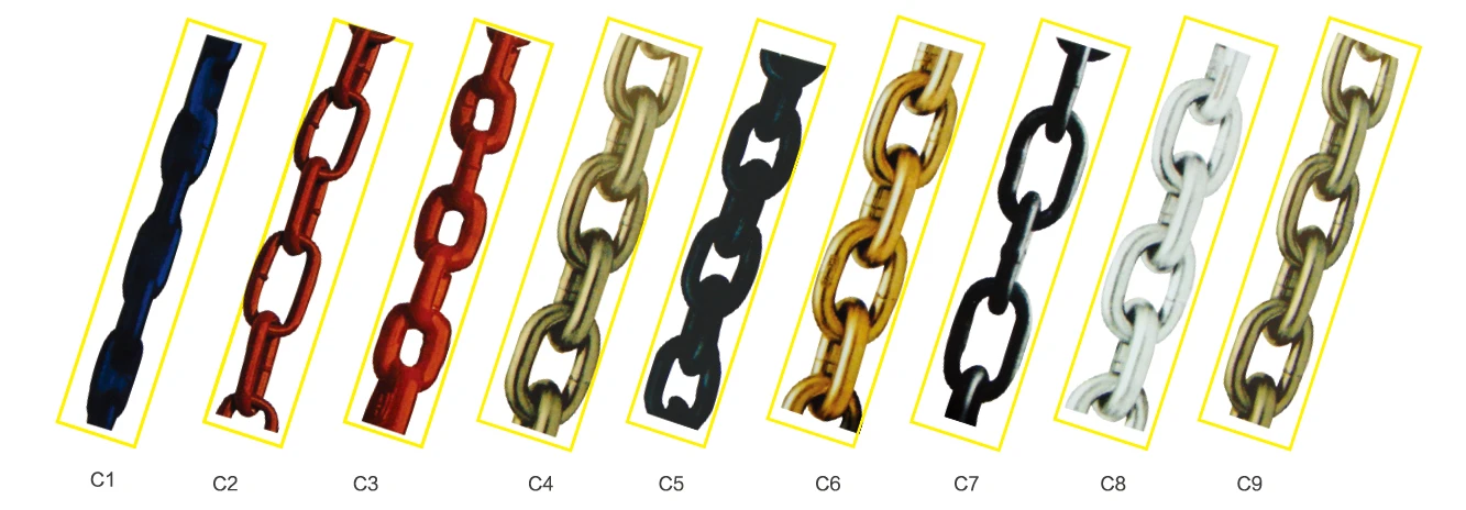 grade 100 lifting chain surface treatment options