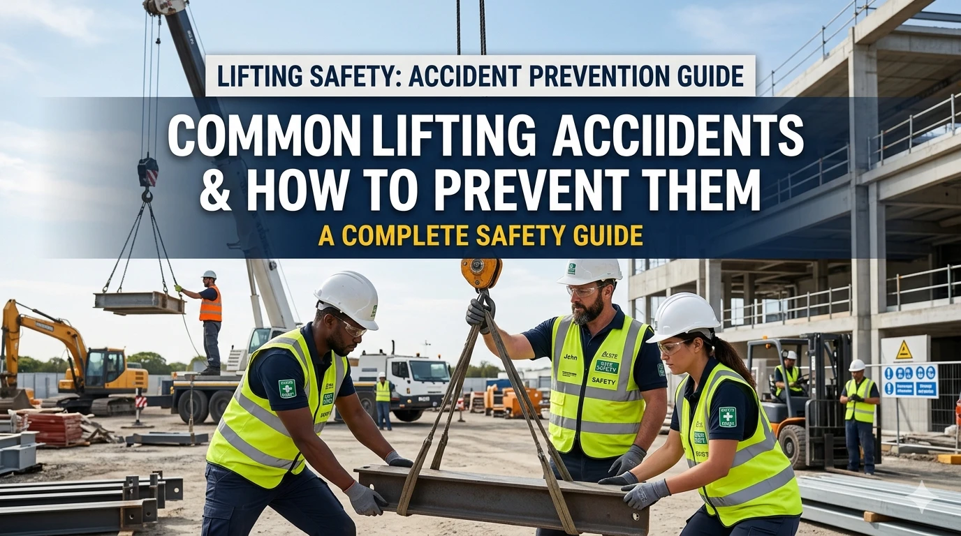 Common lifting accidents prevention cover image - industrial crane safety
