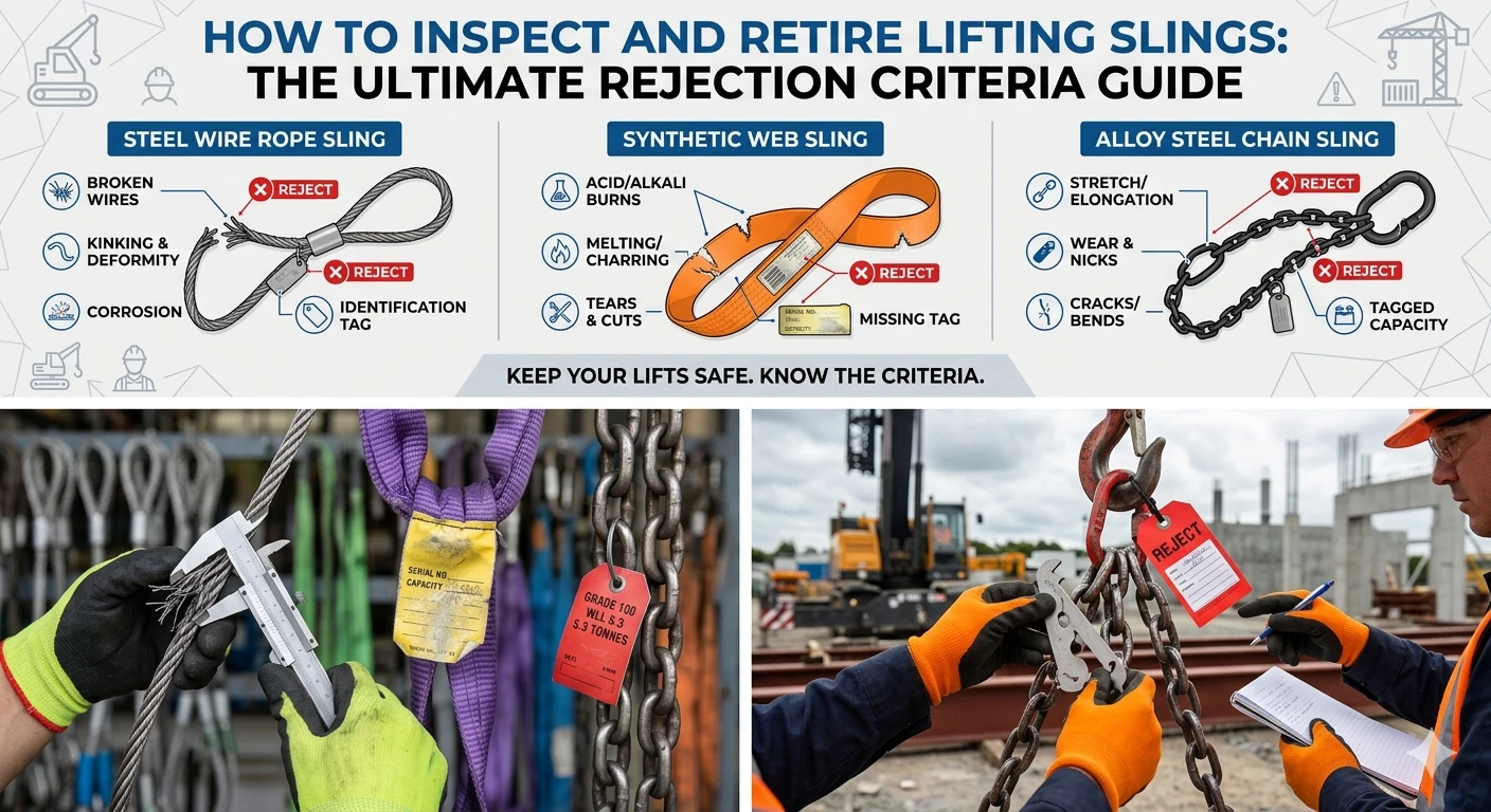 How to Inspect and Retire Lifting Slings The Ultimate Rejection Criteria Guide